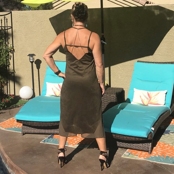 Brigitte Bailey olive green dress - Picture 3 of 8